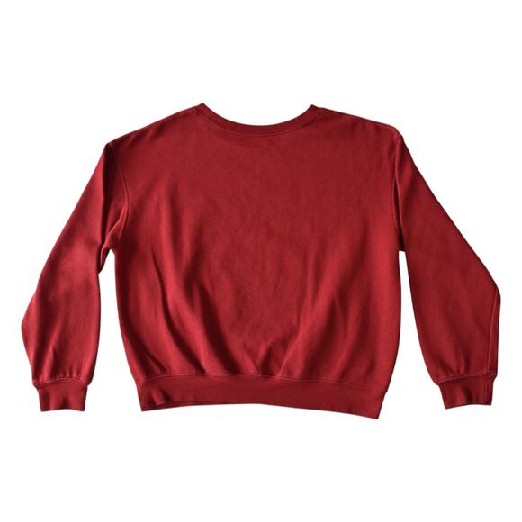 Harvard University Vintage Style Burgundy Oversized Sweatshirt Size Large - Picture 4 of 4